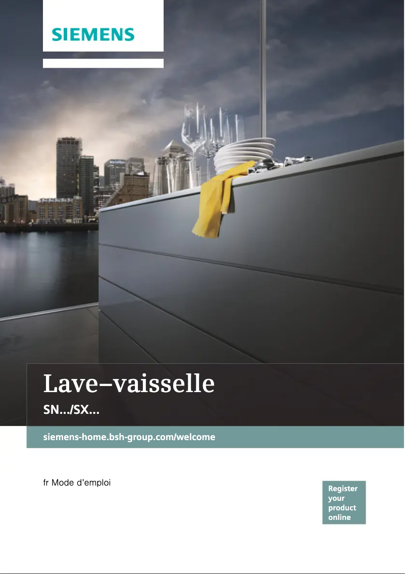 Page n°1 - Manuel utilisateur Siemens SN636X05ME