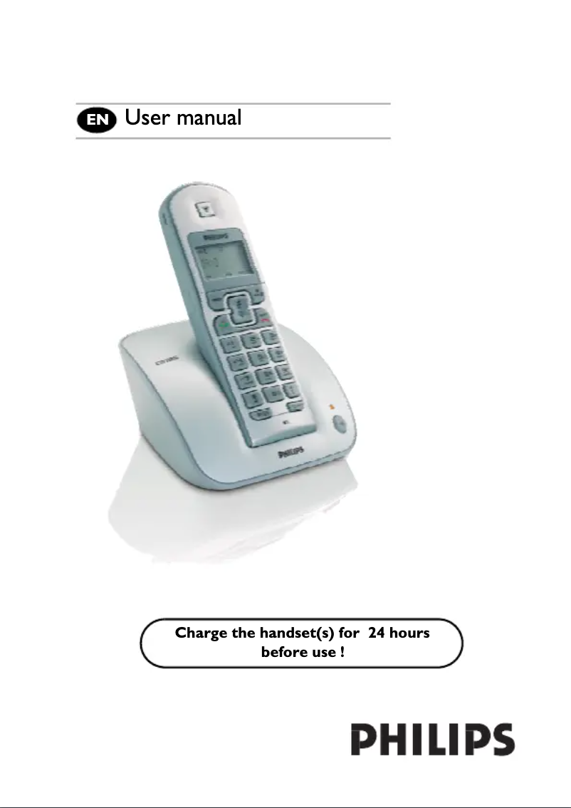 Página 1 del manual Manual de usuario Philips CD1353S