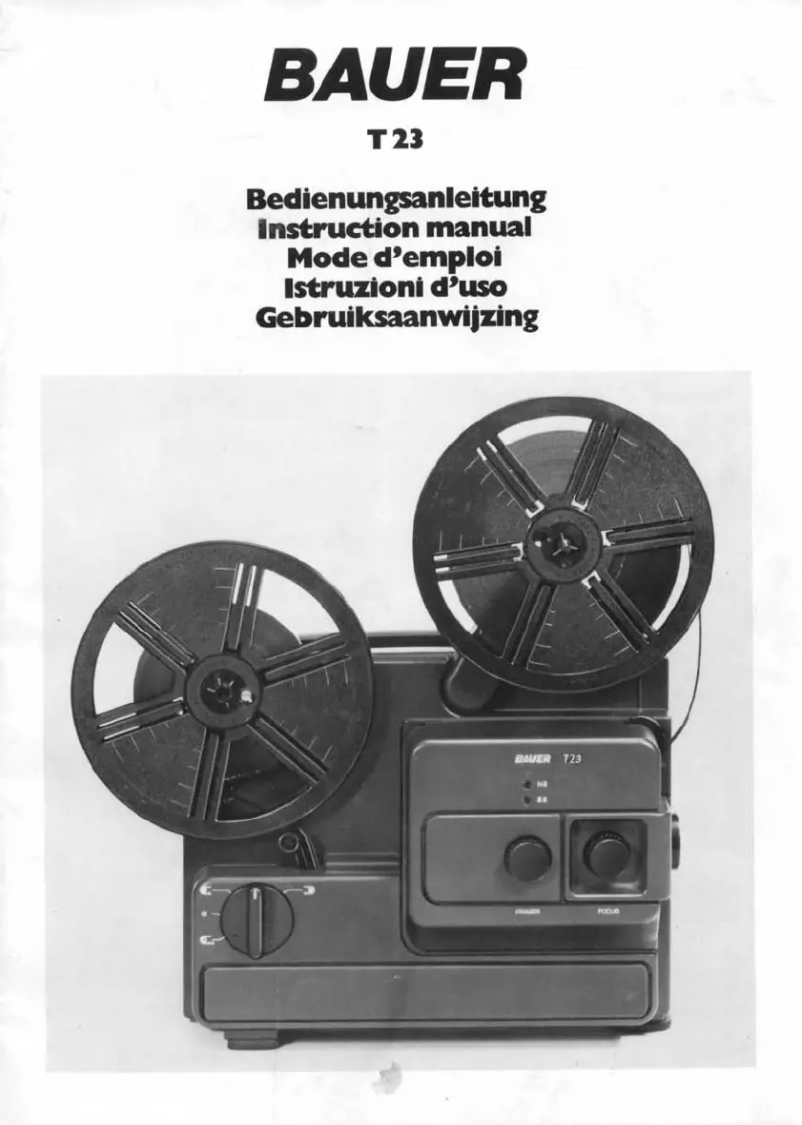 Page n°1 - Manuel utilisateur Bauer T23