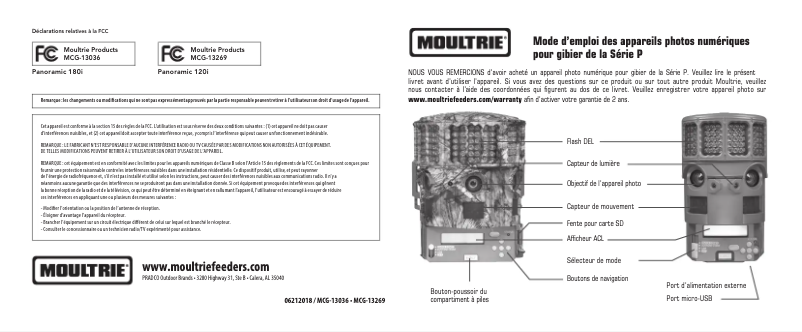 Image de la première page du manuel de l'appareil P-120i