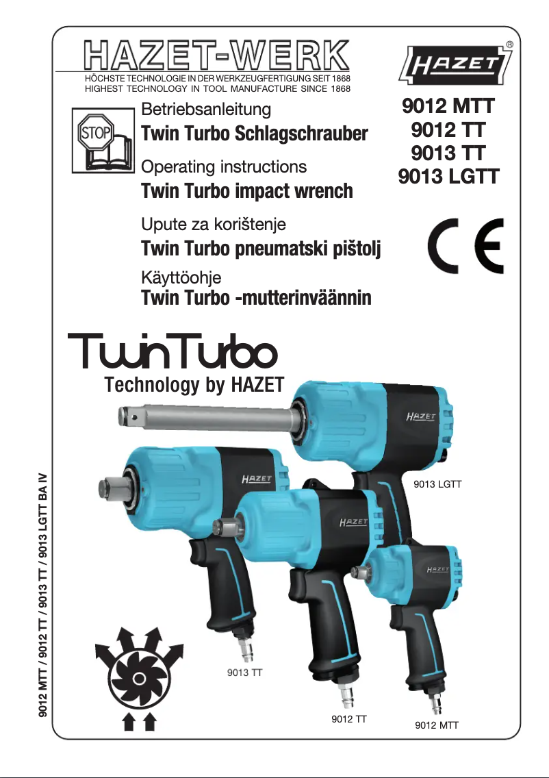 Page n°1 - Manuel utilisateur Hazet 9013TT
