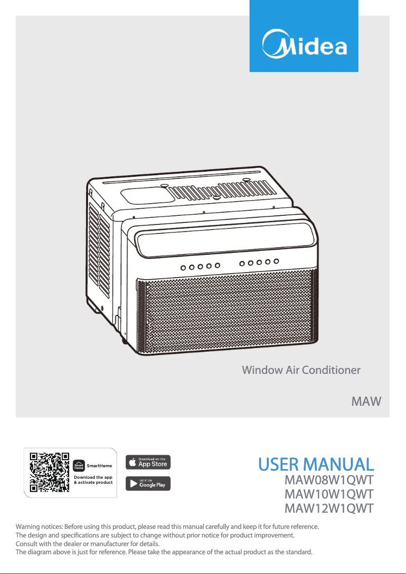 Imagen de la primera página del manual del dispositivo MAW12V1QWT