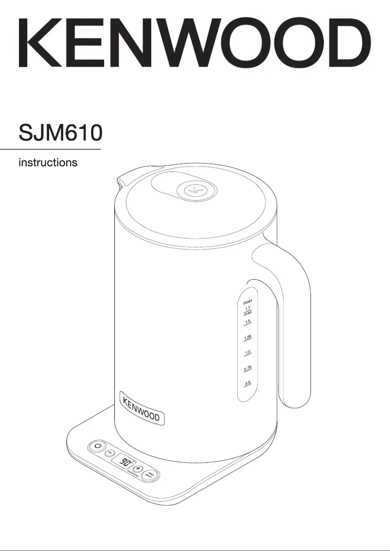 Image de la première page du manuel de l'appareil Persona SJM610