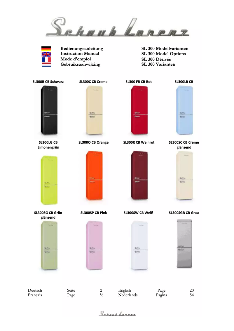 Page 1 de la notice Manuel utilisateur Schaub Lorenz SL300FR CB