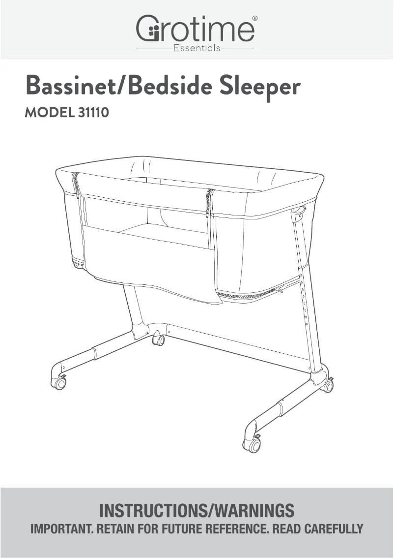 Página 1 del manual Manual de usuario Grotime Dawn Bassinet