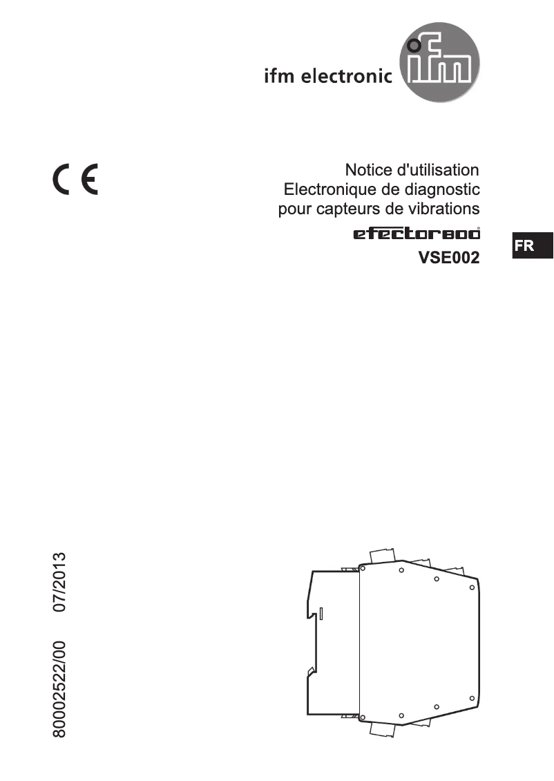 Page n°1 - Manuel utilisateur IFM QZ9000
