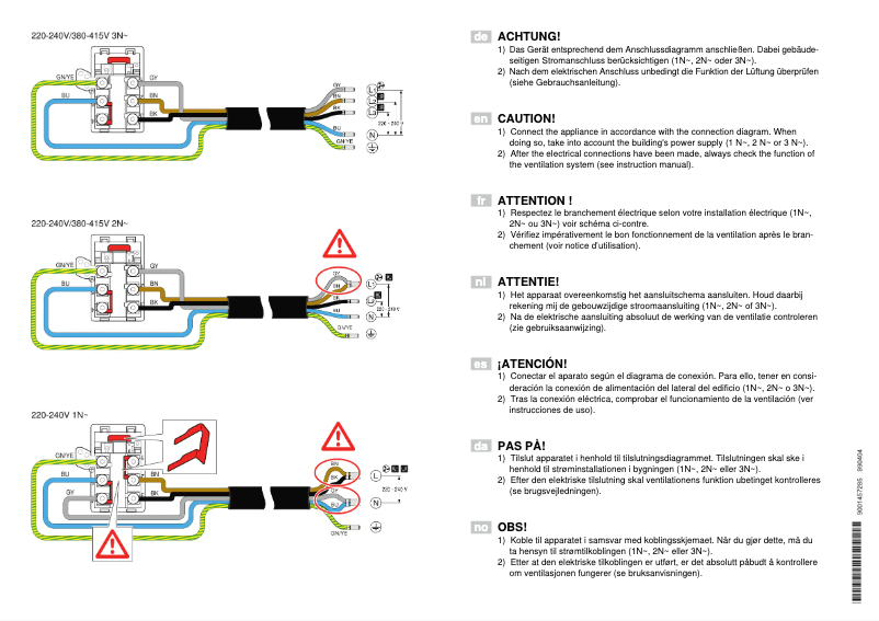 Page n°1 - Guide d'installation Siemens ED875FS11E