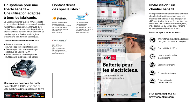 Page 1 de la notice Brochure Steinel Mobile Heat MH5