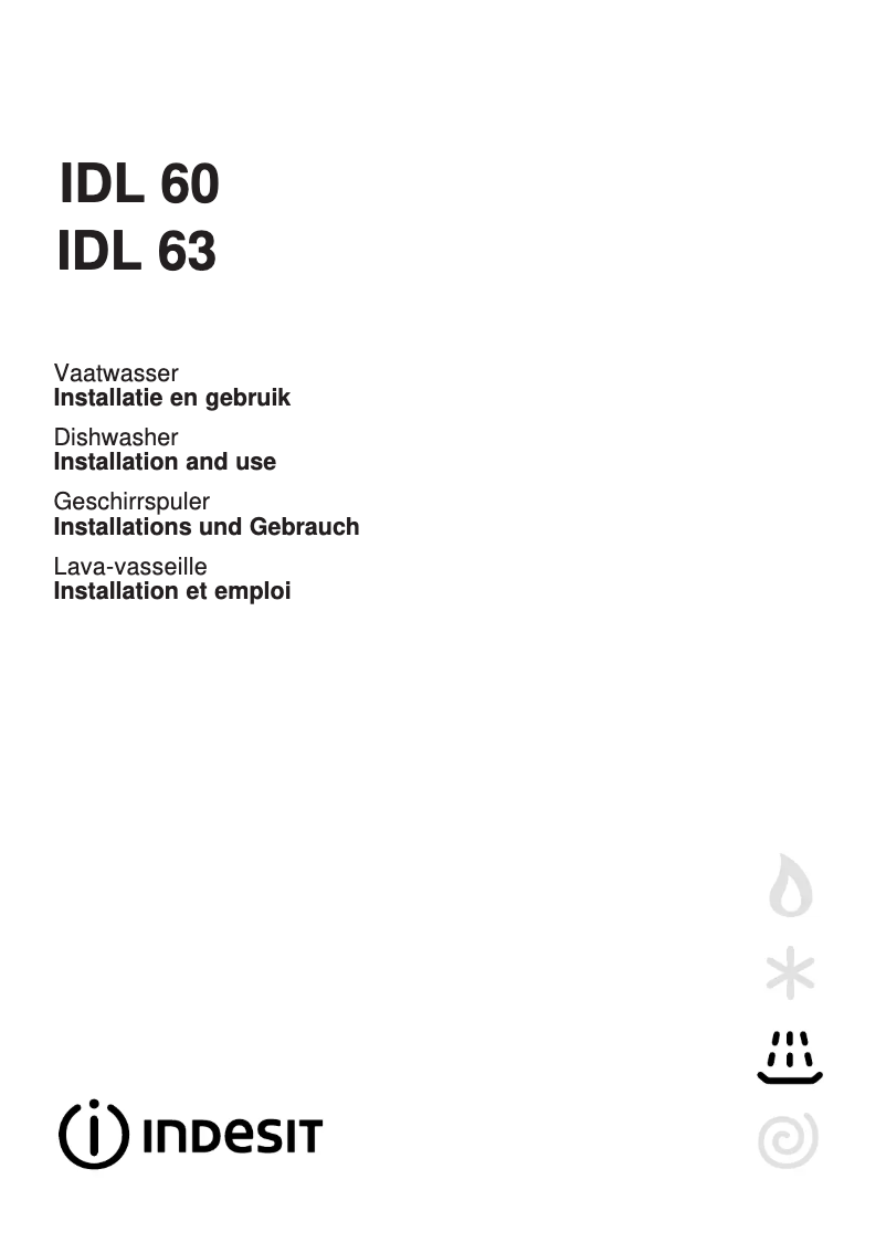 Image de la première page du manuel de l'appareil IDL 63 S NL