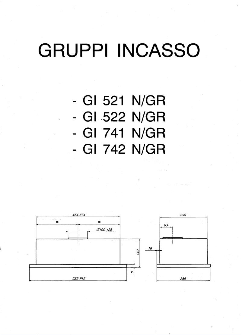 Image de la première page du manuel de l'appareil GI742N