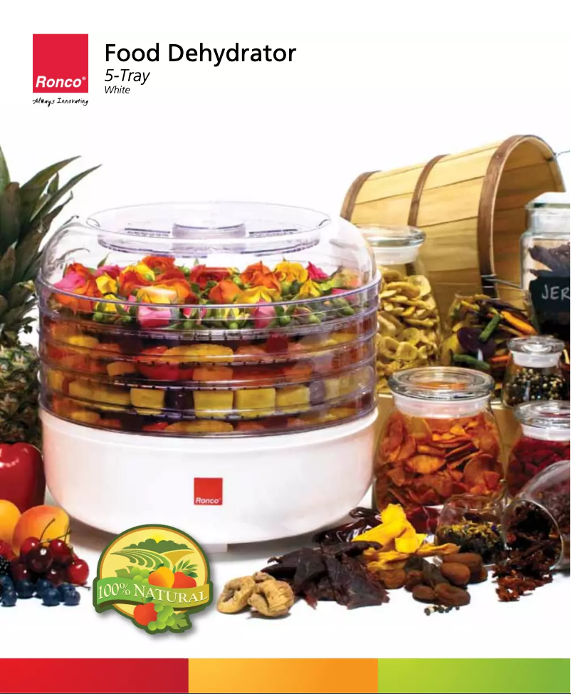 Page n°1 - Manuel utilisateur Ronco 5-Tray