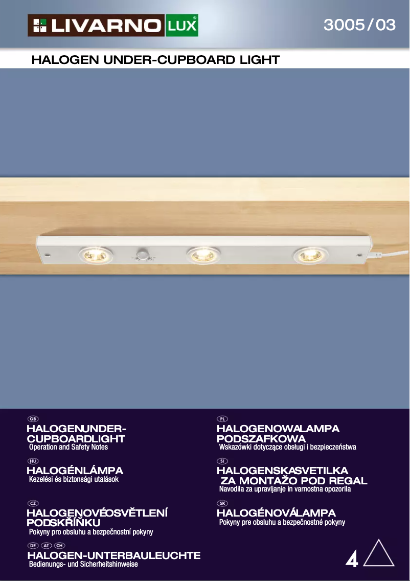 Page 1 de la notice Manuel utilisateur Livarno Lux IAN 63919