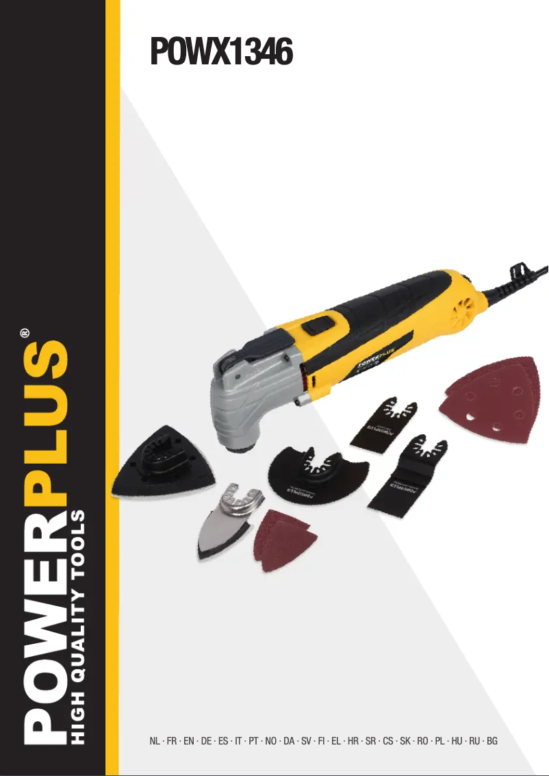 Page 1 de la notice Manuel utilisateur PowerPlus POWX1346