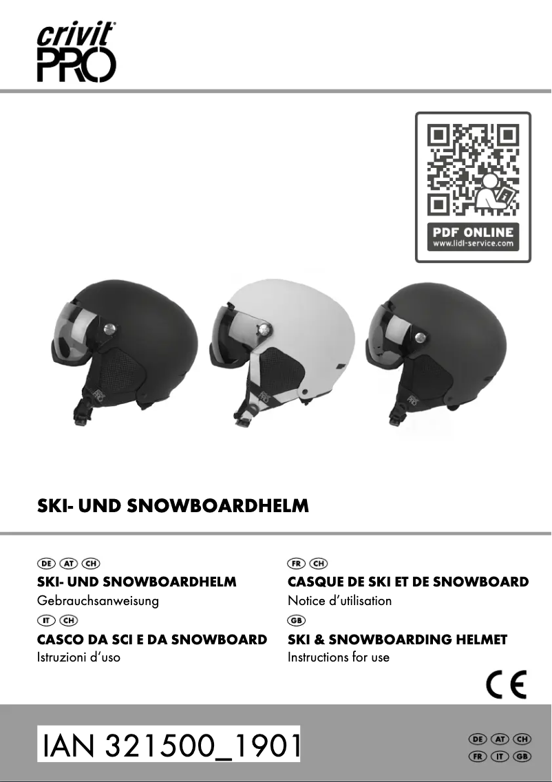 Image de la première page du manuel de l'appareil IAN 321500