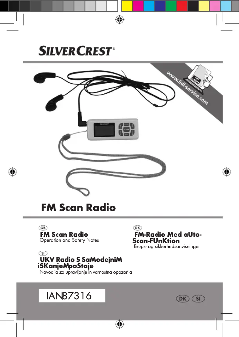 Page 1 de la notice Manuel utilisateur SilverCrest SSR 10 A1