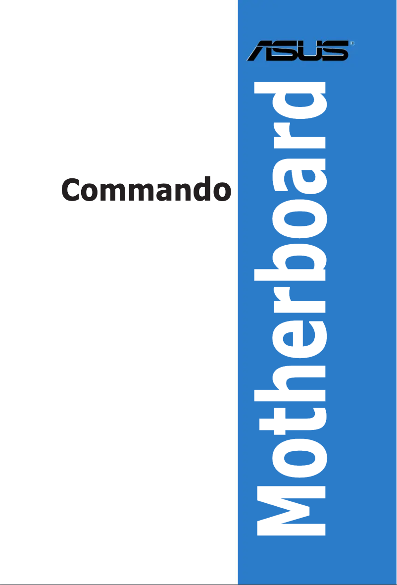 Image de la première page du manuel de l'appareil Commando