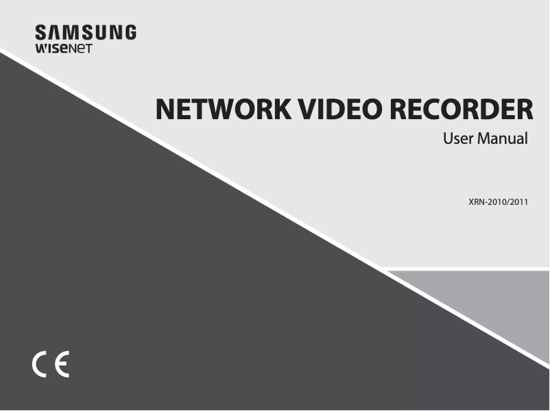 Página 1 del manual Manual de usuario Wisenet XRN-2011