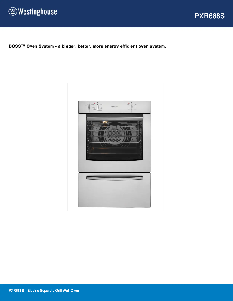 Image de la première page du manuel de l'appareil PXR688S