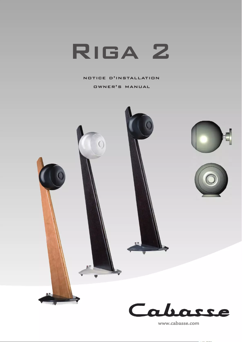 Image de la première page du manuel de l'appareil Riga 2