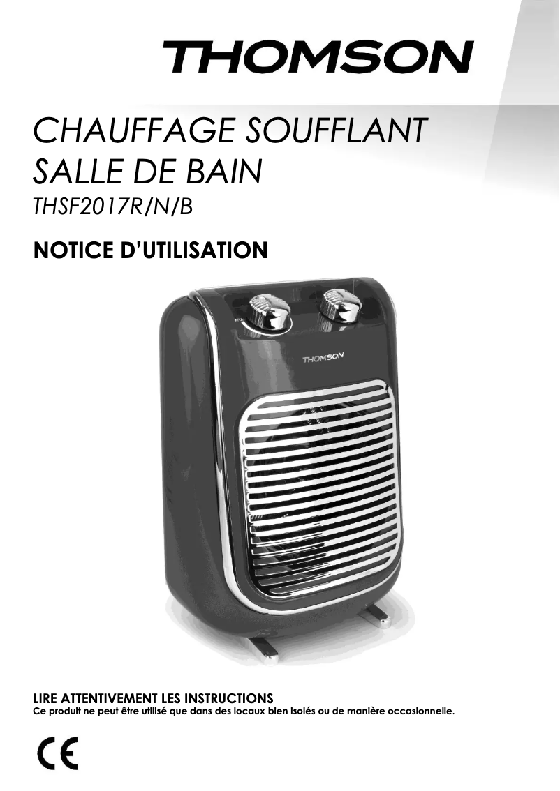 Página 1 del manual Manual de usuario Thomson THSF2017N