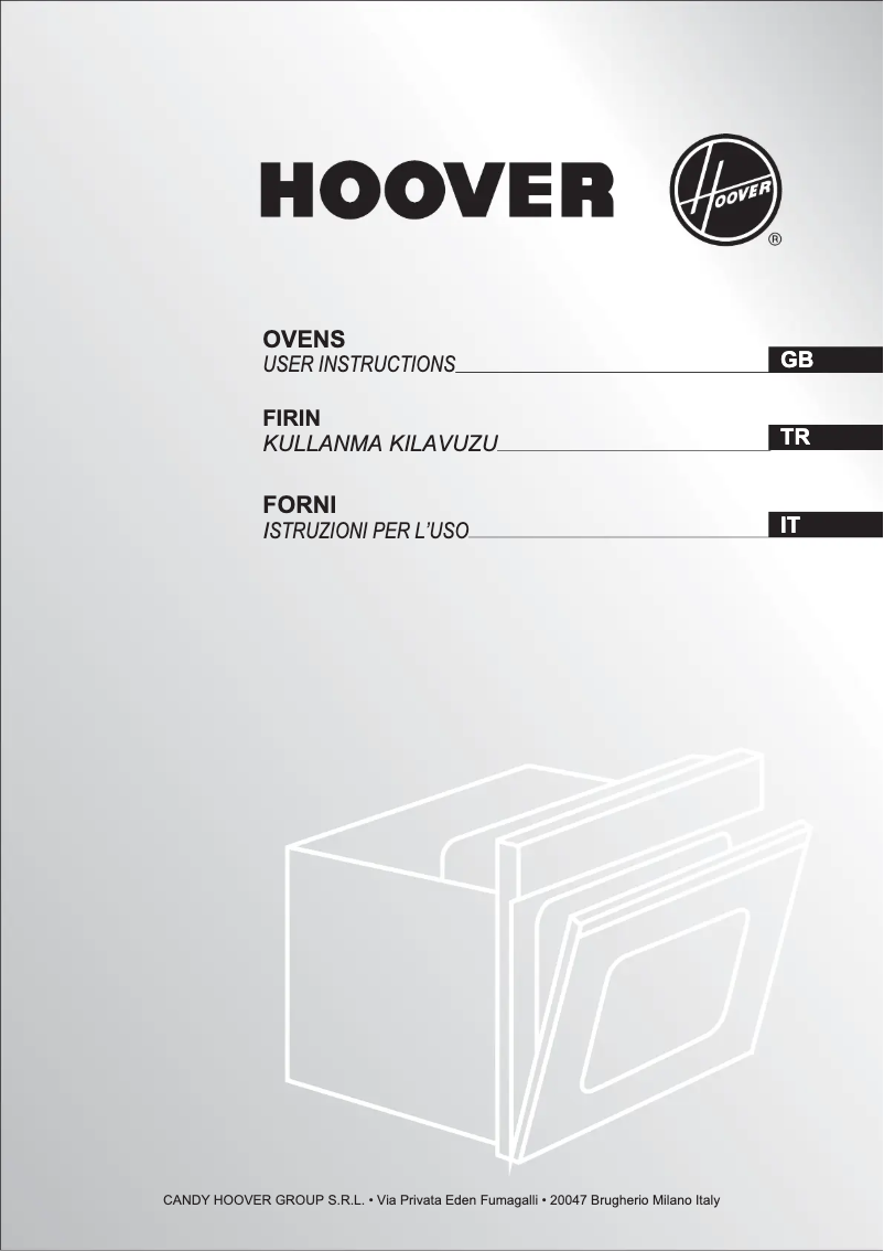 Page n°1 - Manuel utilisateur Hoover HO446 BXP