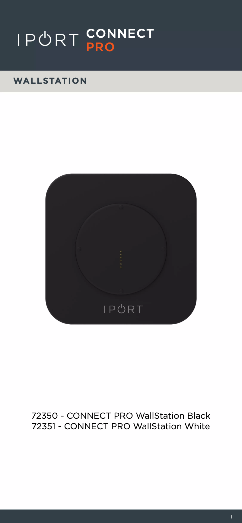 Página 1 del manual Manual de usuario iPort 72351