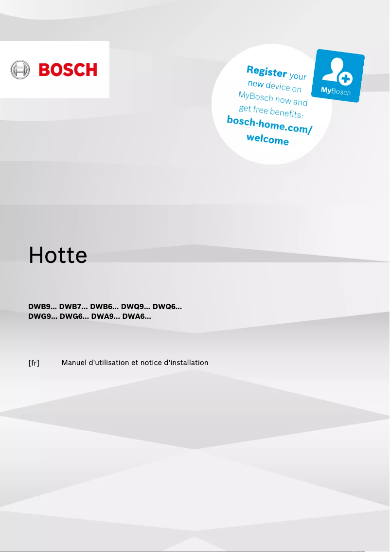 Image de la première page du manuel de l'appareil DWB97FM50