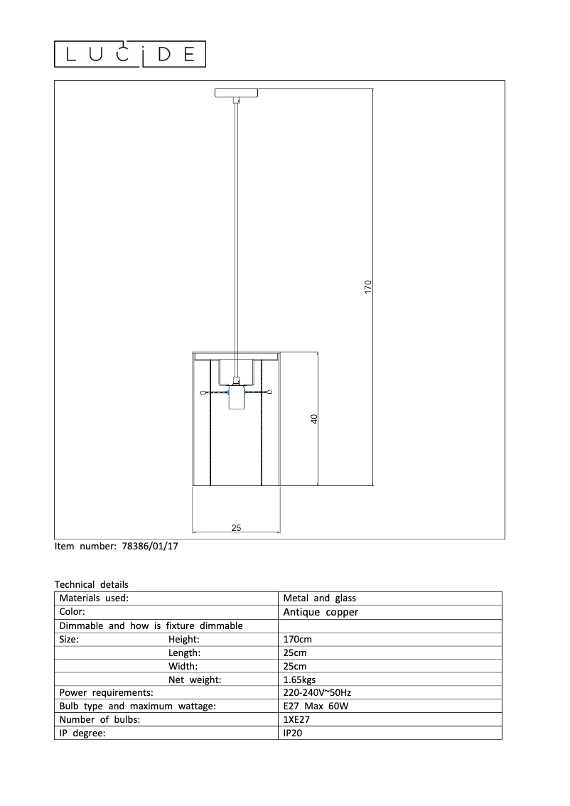 Image de la première page du manuel de l'appareil Julot 78386/01/17