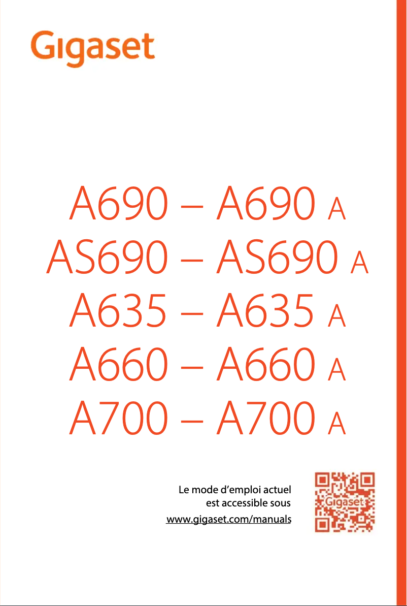 Image de la première page du manuel de l'appareil A690HX
