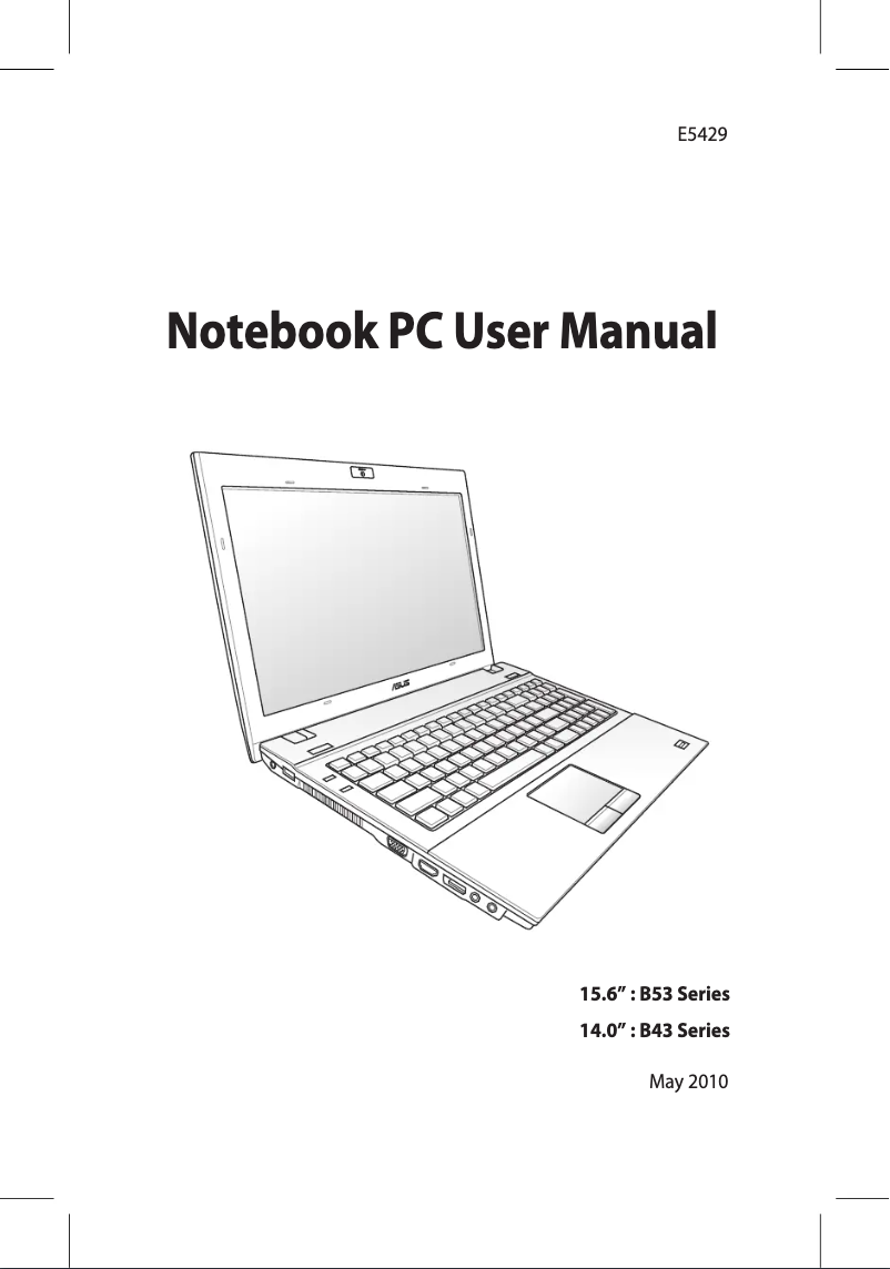 Page n°1 - Manuel utilisateur Asus B53F