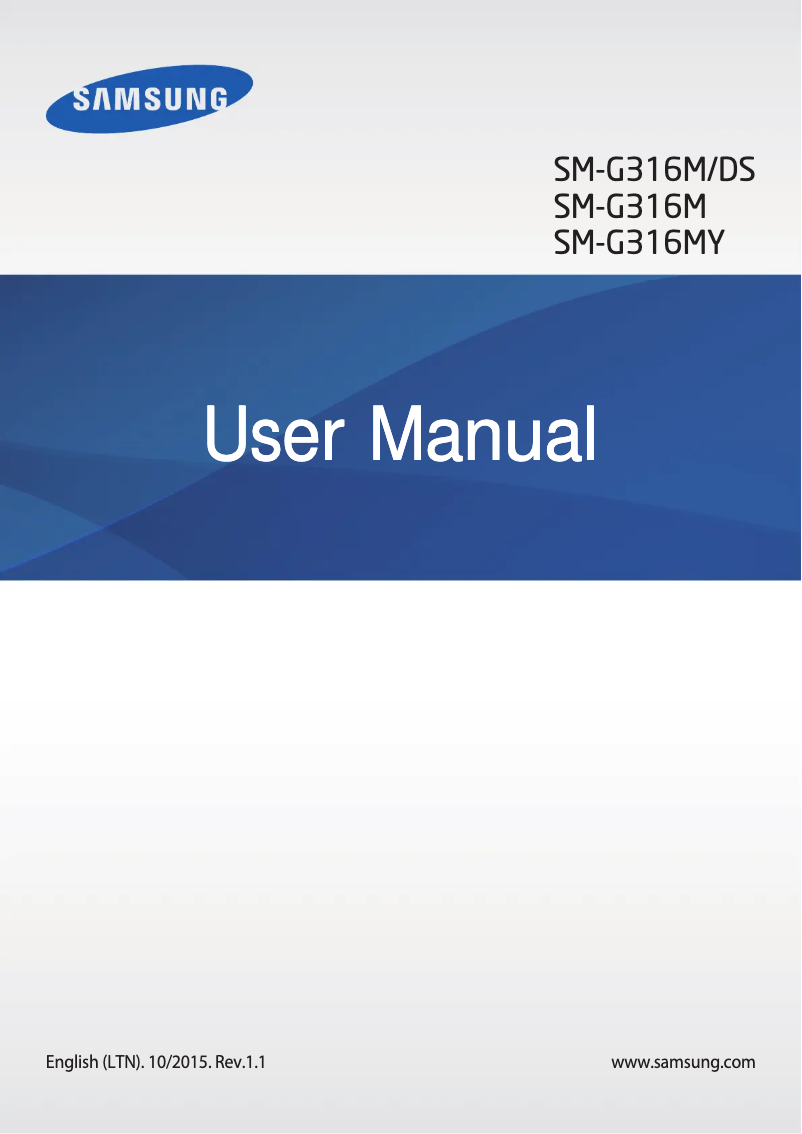 Image de la première page du manuel de l'appareil Galaxy S3 Slim