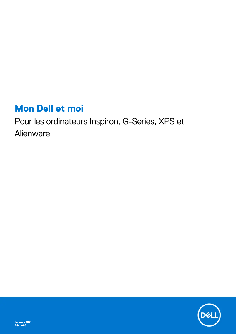 Page n°1 - Manuel utilisateur Dell XPS 13 9310