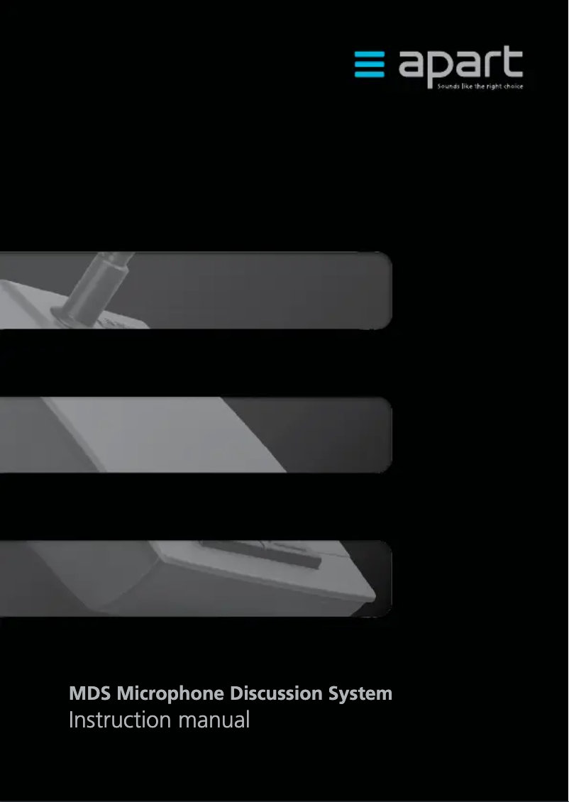 Image de la première page du manuel de l'appareil MDS.DEL