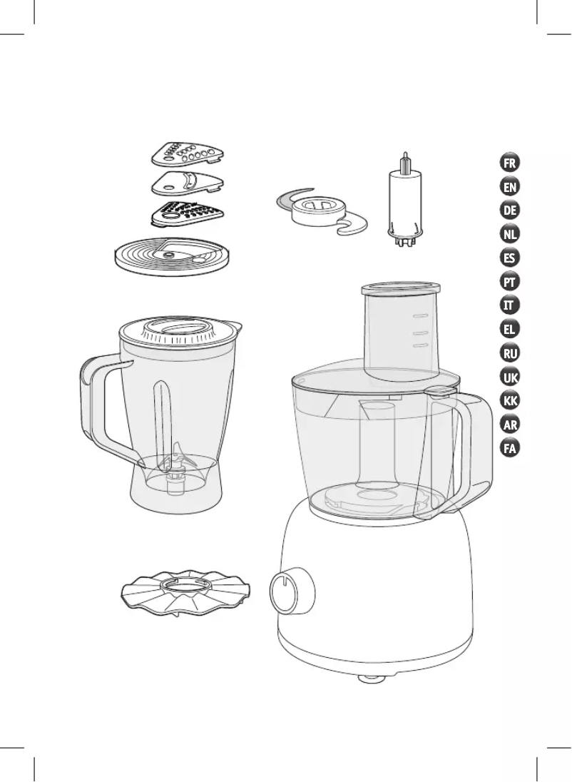 Page 1 de la notice Manuel utilisateur Moulinex FP247127