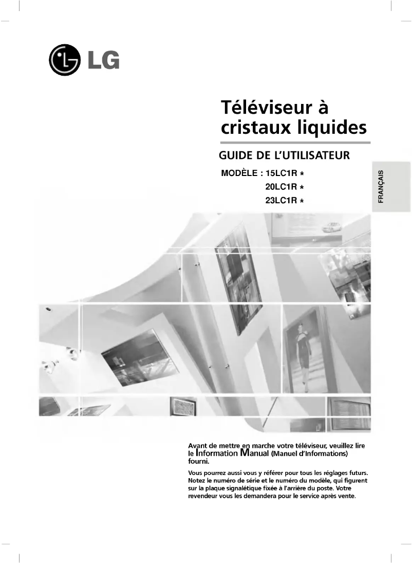 Page n°1 - Manuel utilisateur LG 15LC1R