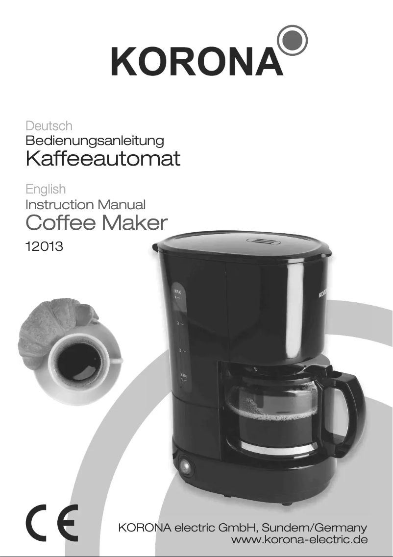 Image de la première page du manuel de l'appareil 12013