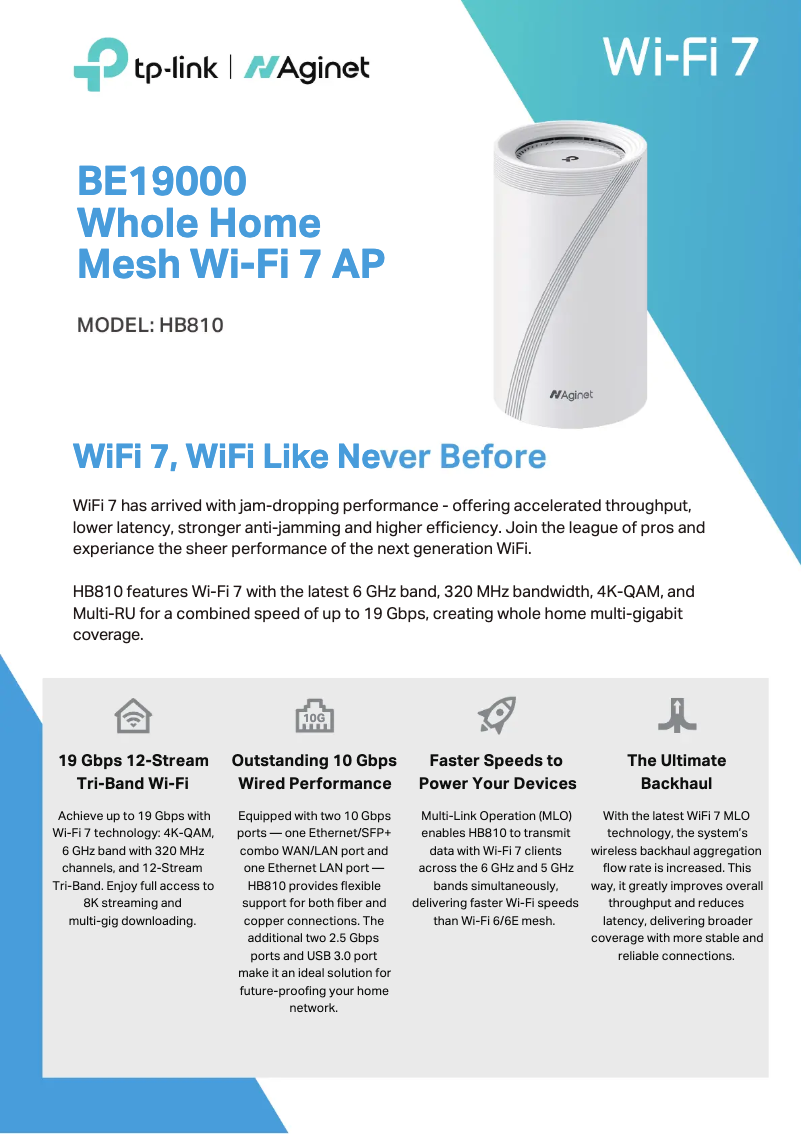 Image de la première page du manuel de l'appareil HB810