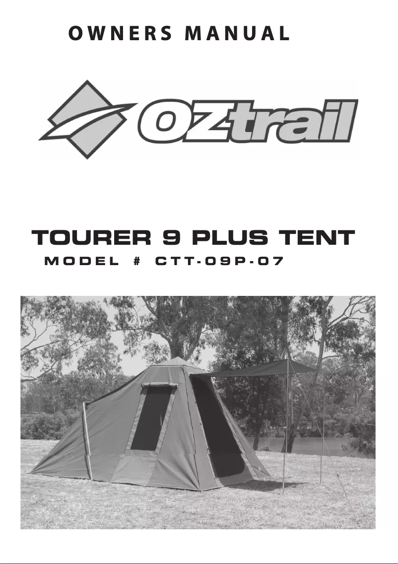Página 1 del manual Manual de usuario OZtrail Tourer 9 Plus