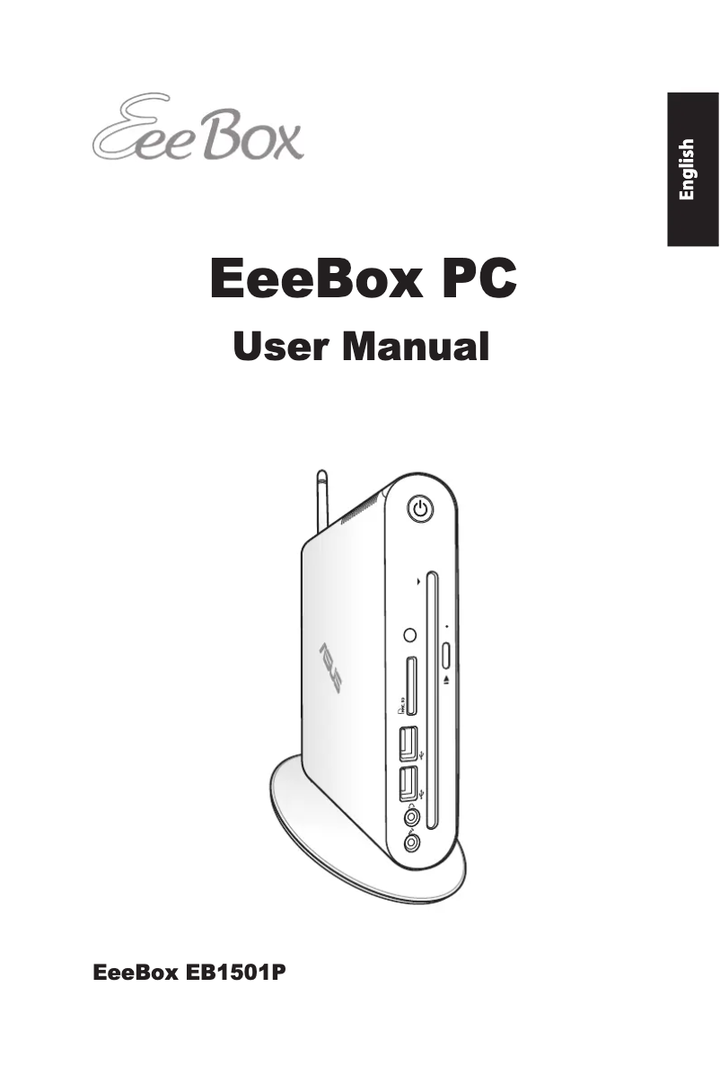 Page 1 de la notice Manuel utilisateur Asus EeeBox EB1501P
