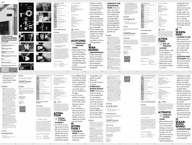 Page 1 de la notice Manuel utilisateur Meradiso IAN 291968