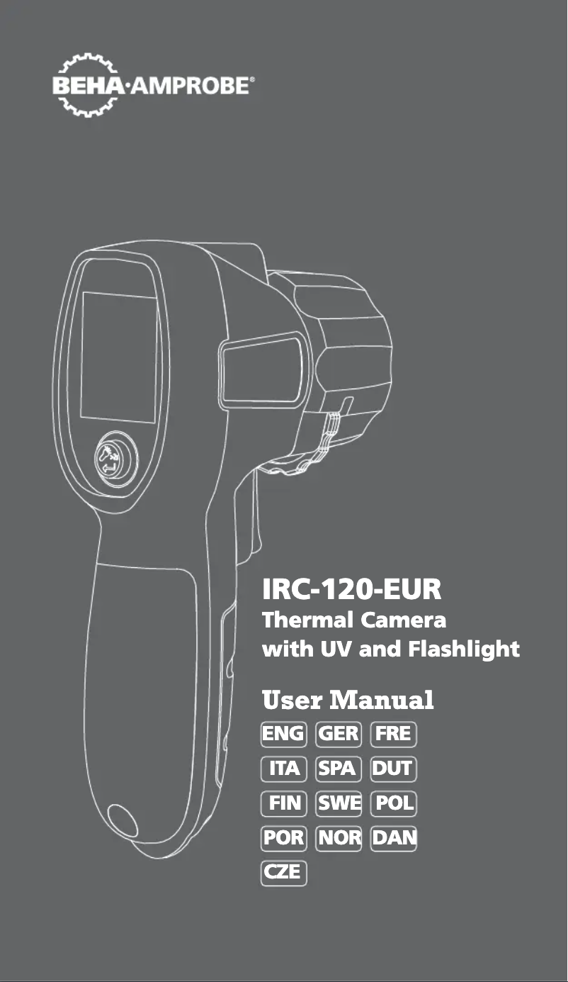 Image de la première page du manuel de l'appareil IRC-120-EUR