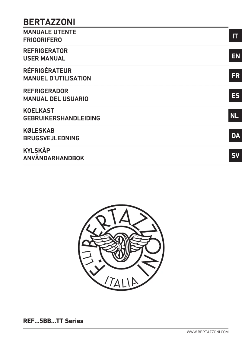 Page 1 de la notice Manuel utilisateur Bertazzoni REF755BBRXTT