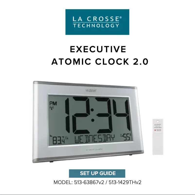 Page 1 de la notice Manuel utilisateur La Crosse Technology 513-63867V2