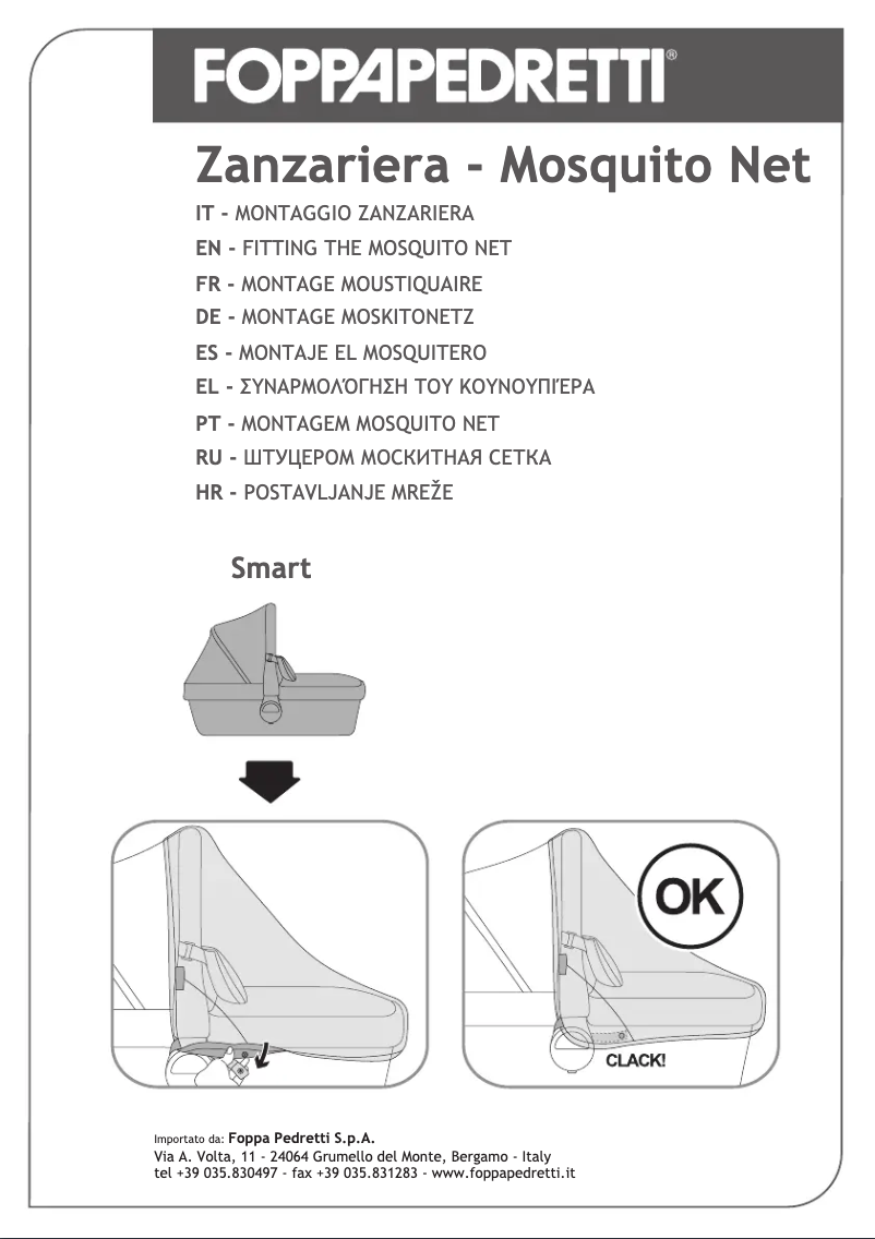 Page n°1 - Instructions / montage Foppapedretti Eureka