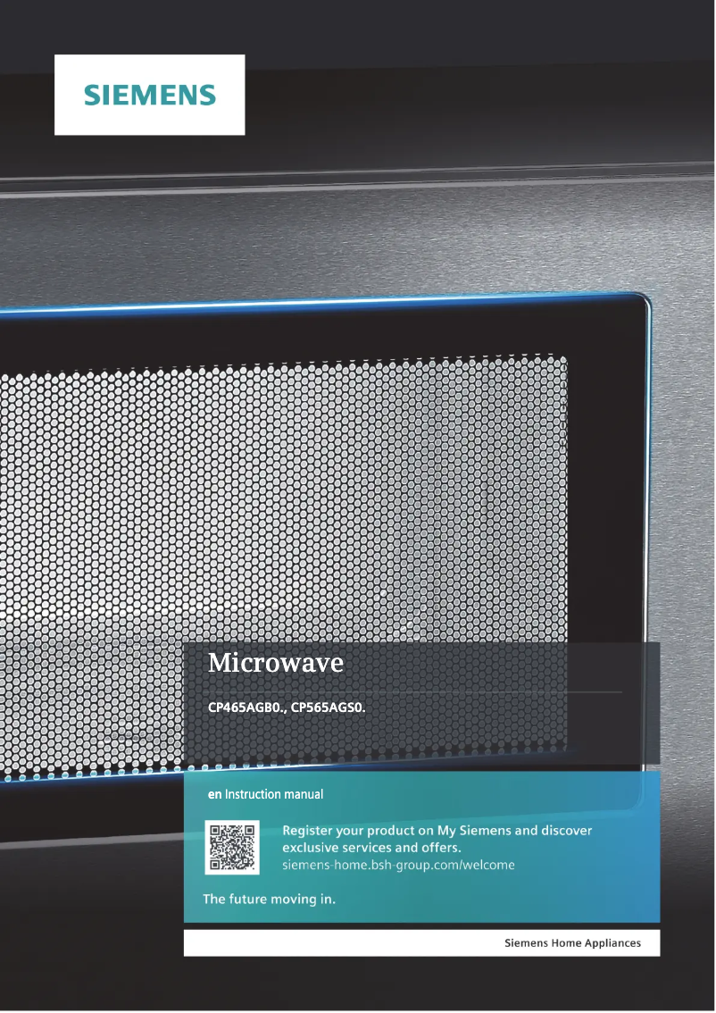 Page n°1 - Manuel utilisateur Siemens CP465AGB0B