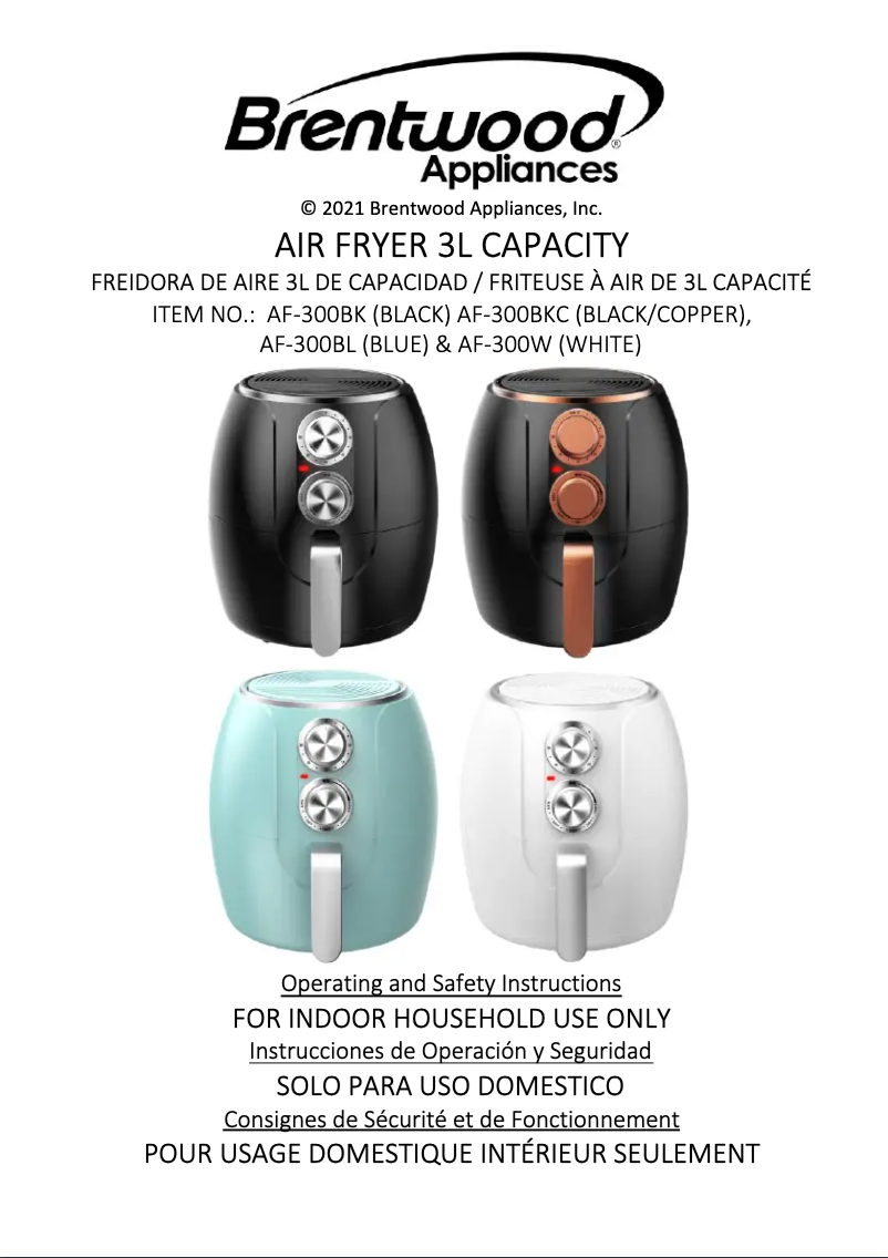 Image de la première page du manuel de l'appareil AF-300BL