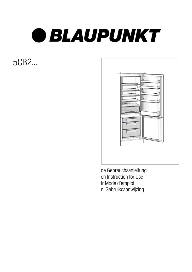 Página 1 del manual Manual de usuario Blaupunkt 5CB28020