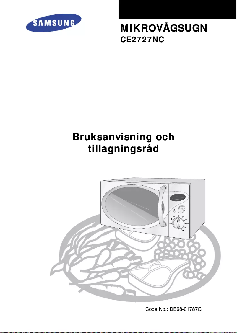 Page 1 de la notice Manuel utilisateur Samsung CE2727NC