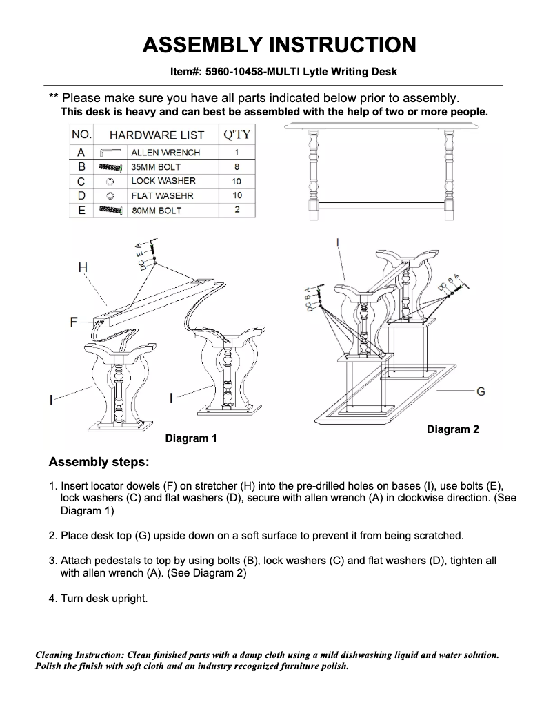 Página 1 del manual Manual de usuario Hooker 5960-10458-MULTI