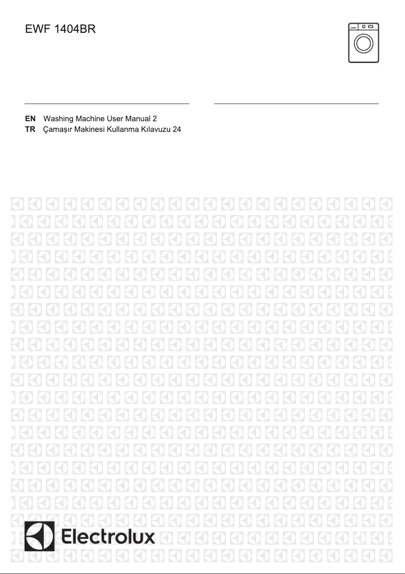 Page 1 de la notice Manuel utilisateur Electrolux EWF1404BR